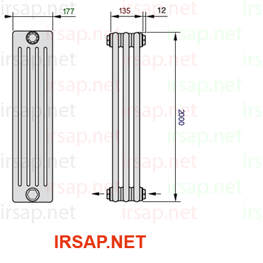 Радиатор IRSAP Tesi 52000/3 T08 CL 01